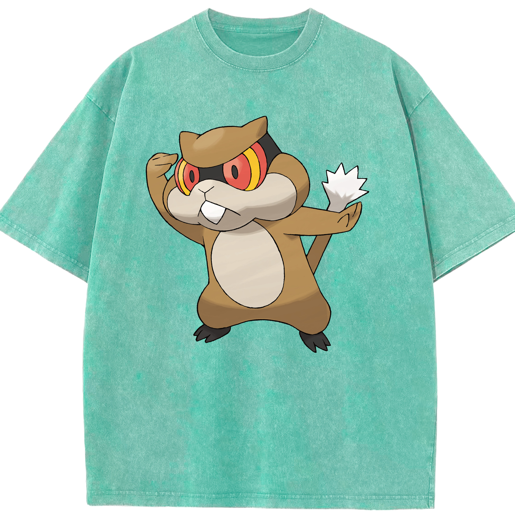 （画像用） ポケットモンスター Pokémon 綿100% ヴィンテージ風 半袖Tシャツ（フロントプリント）
